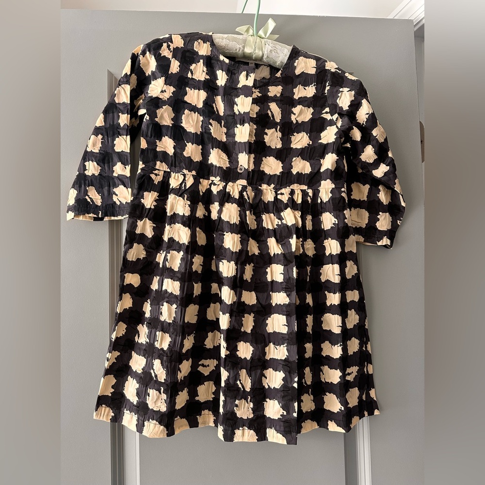 Sea Black and Cream Kids dress